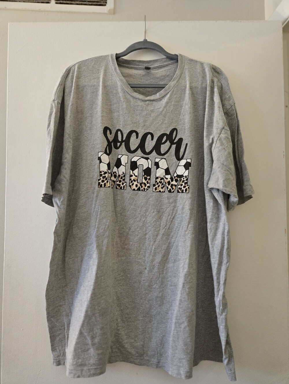 Gray "Soccer Mom" Graphic Tee
